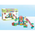 battery musical plastic building blocks toys